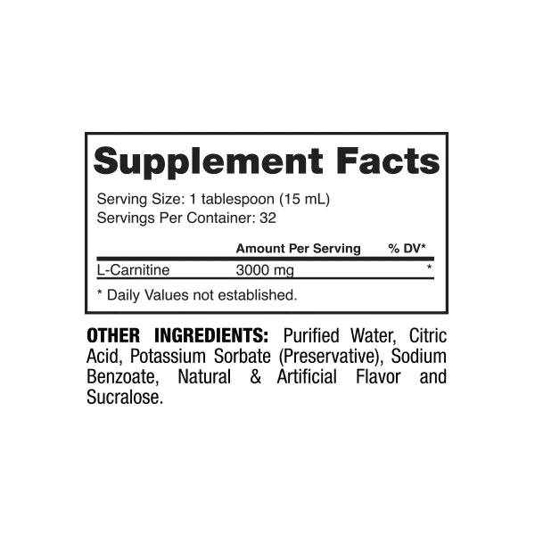 L CARNITINE 3000 | Carnitina 3,000mg 32 servicios - MarketFit
