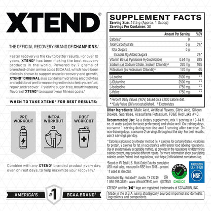 XTEND BCAA's, Glutamina y Electrolitos 30 servicios - MarketFit