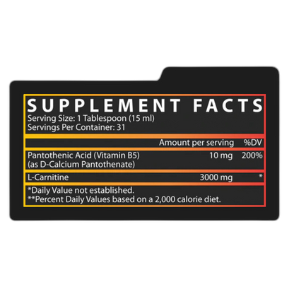 L-CARNITINE 3000 | Carnitina 3,000mg 31 servicios - MarketFit