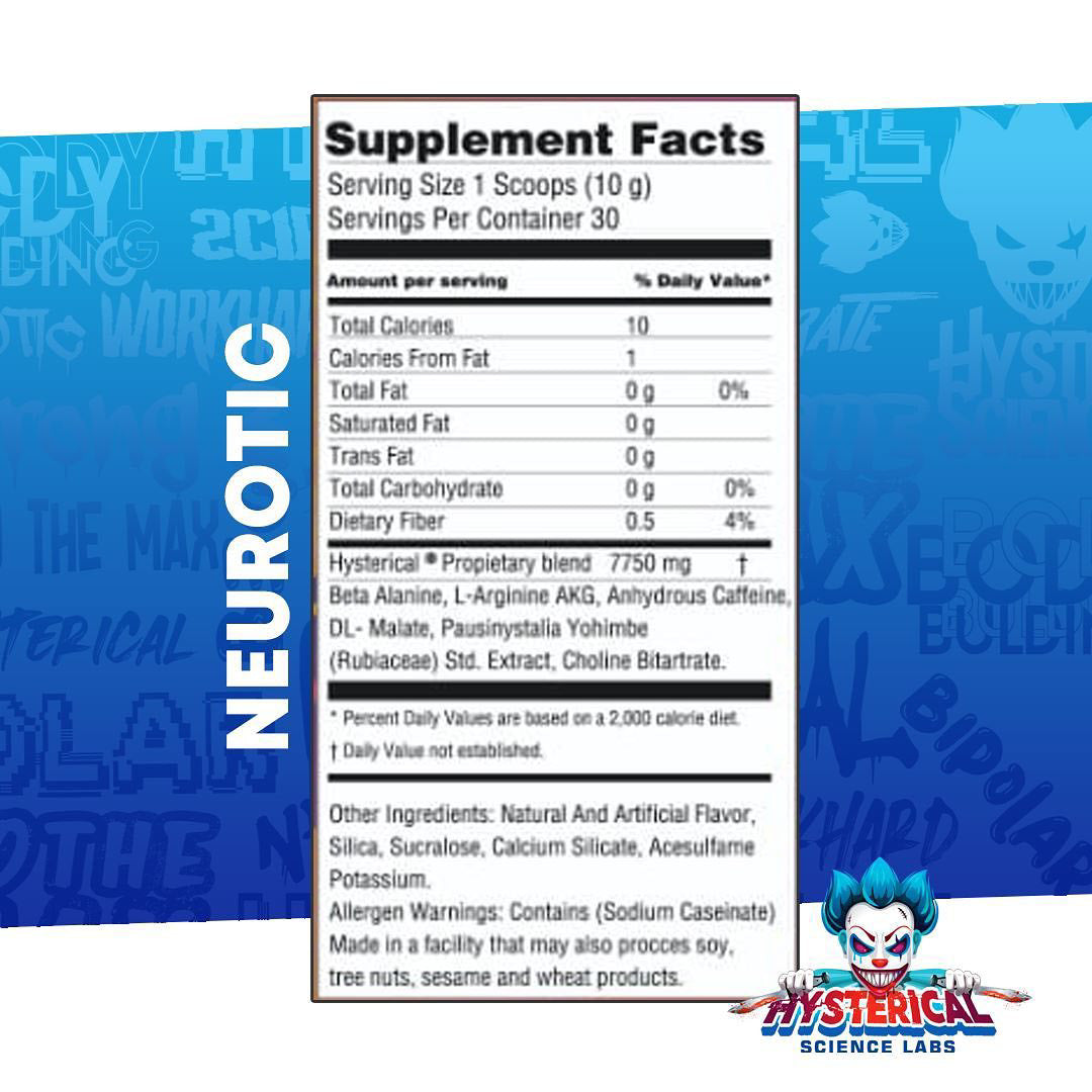 NEUROTIC | Pre-entreno 30 servicios - MarketFit