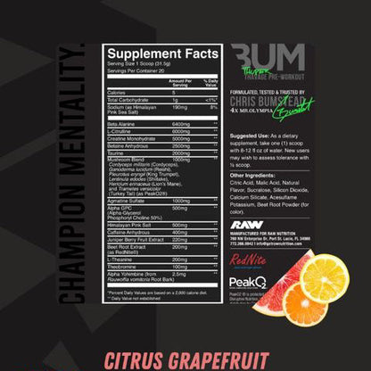 THUPER THAVAGE | Pre-entreno 20 servicios - MarketFit