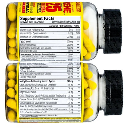 Cloma Pharma Methyldrene 25 Original Fat Burner - 100 Cápsulas