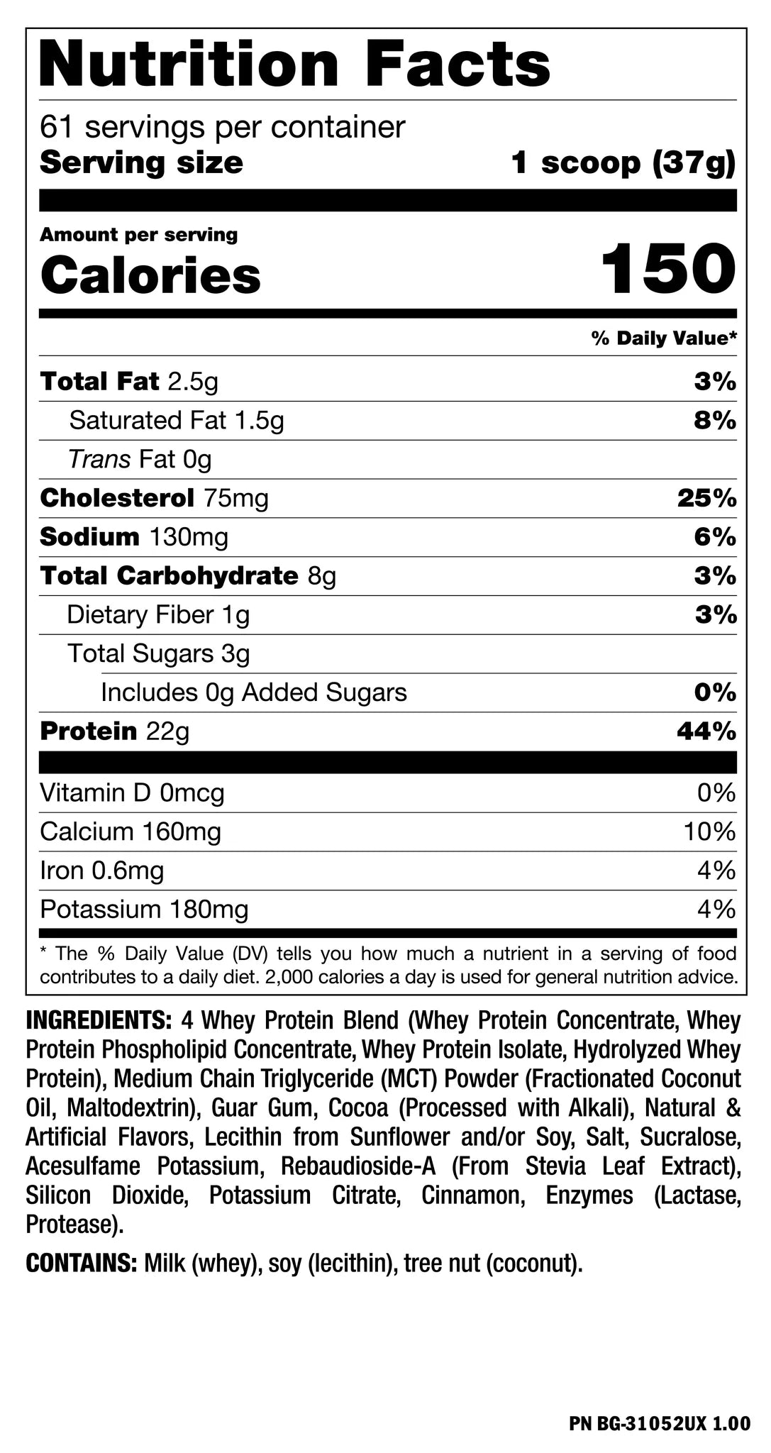 MUTANT WHEY 5lb - Proteína de Suero | 61 porciones - MarketFit