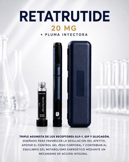Retatrutide 20 mg + Pluma Inyectora