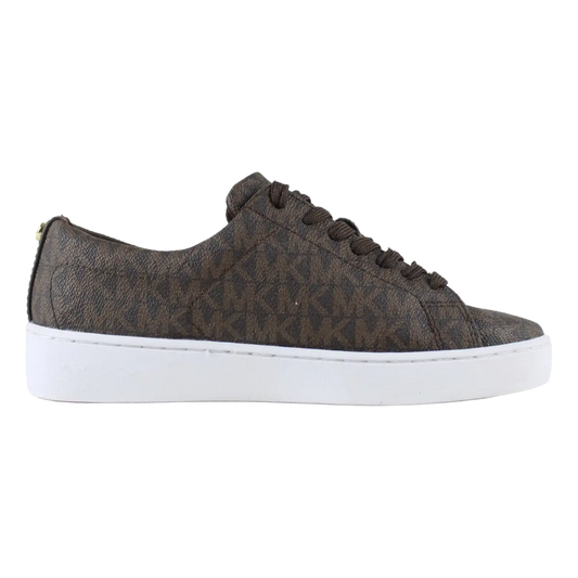 Tenis Michael Kors Logo Clásico PVC Marrón Mujer LS23H