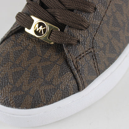 Tenis Michael Kors Logo Clásico PVC Marrón Mujer LS23H